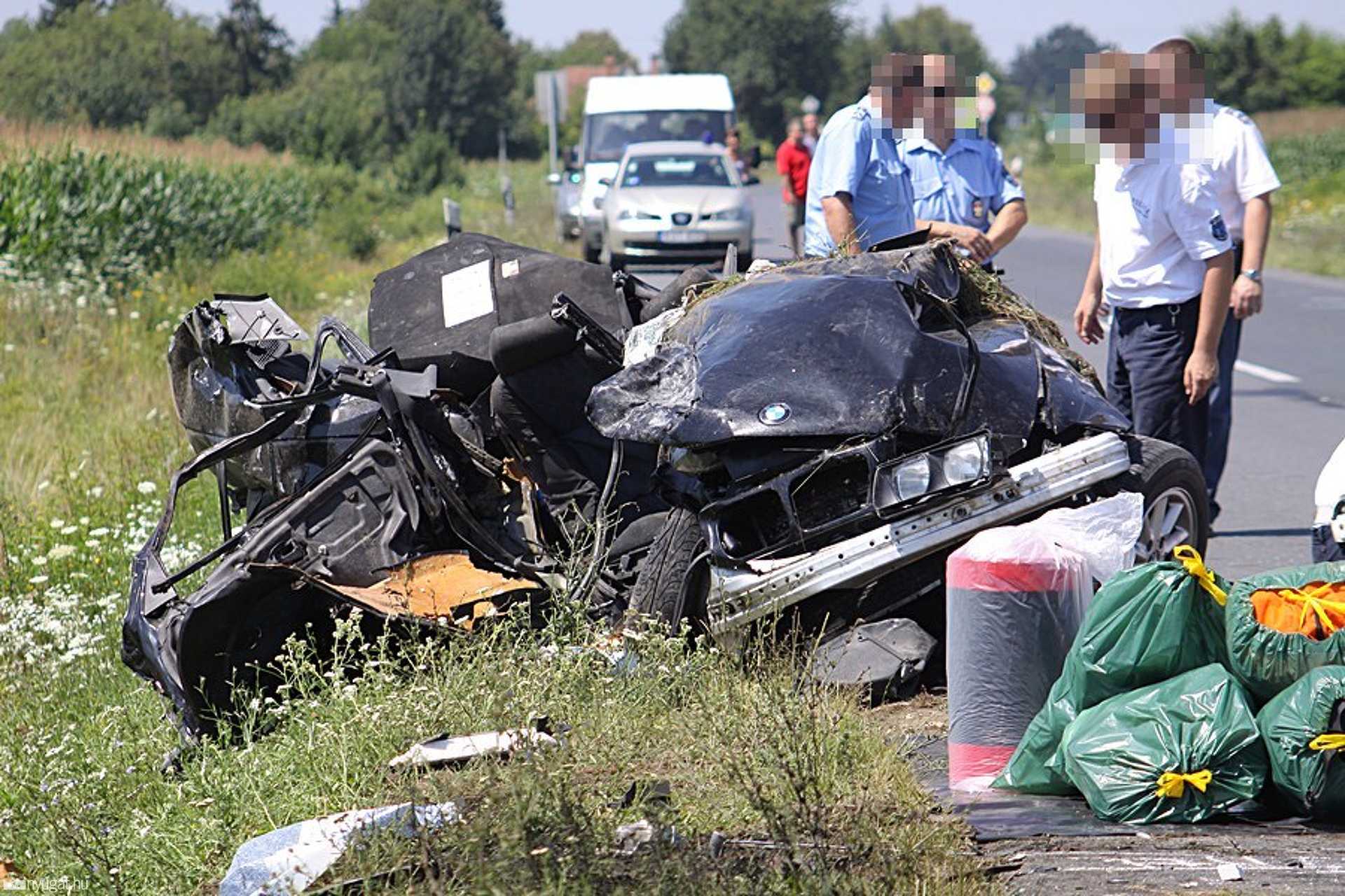Három halott a Gasztony melletti balesetben