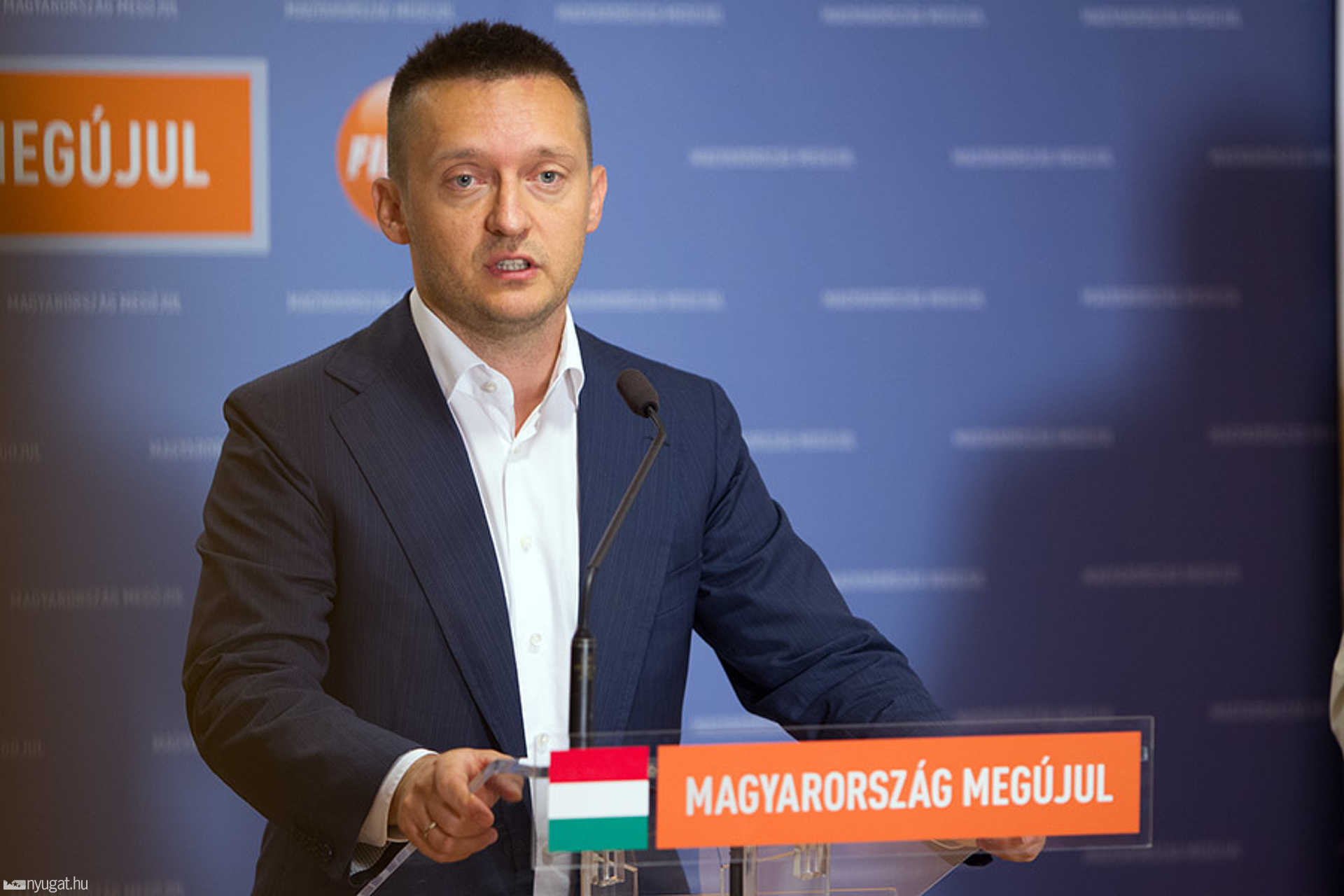 Rogán Antal és Harrach Péter sajtótájékoztatója