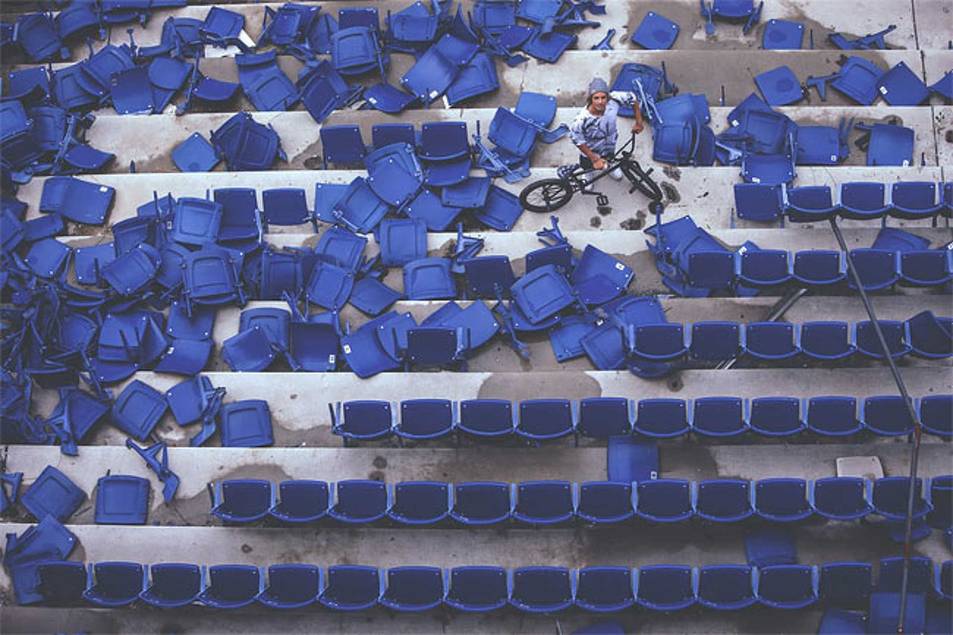 BMX-szel a Silverdome-ban