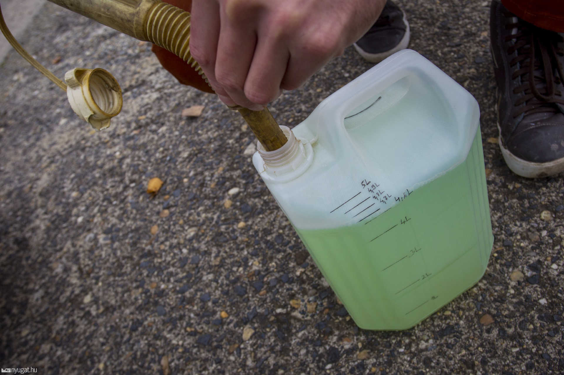 Benzin 5 liter teszt