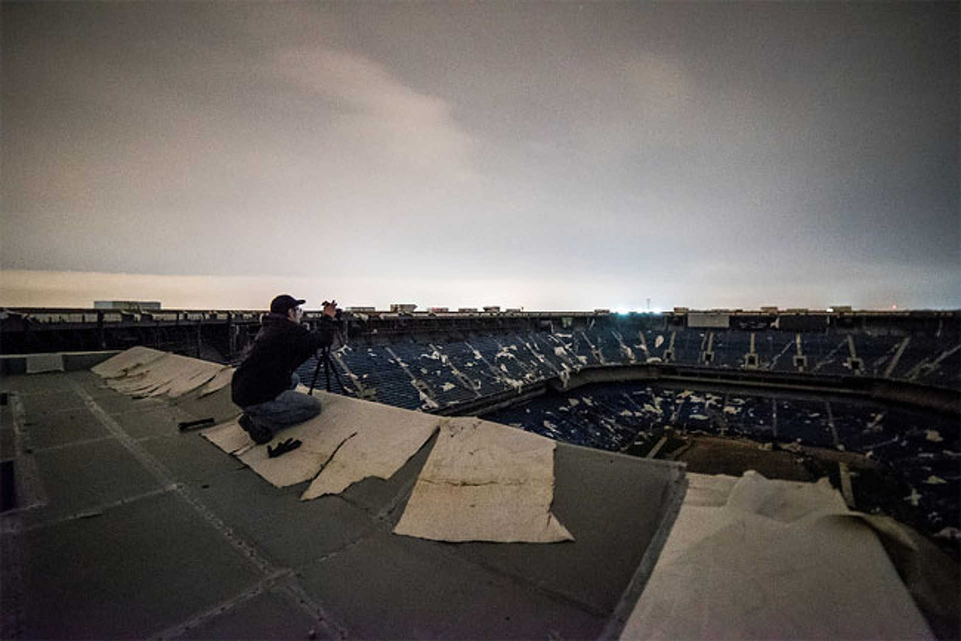 Detroit ékköve a Silverdome stadion