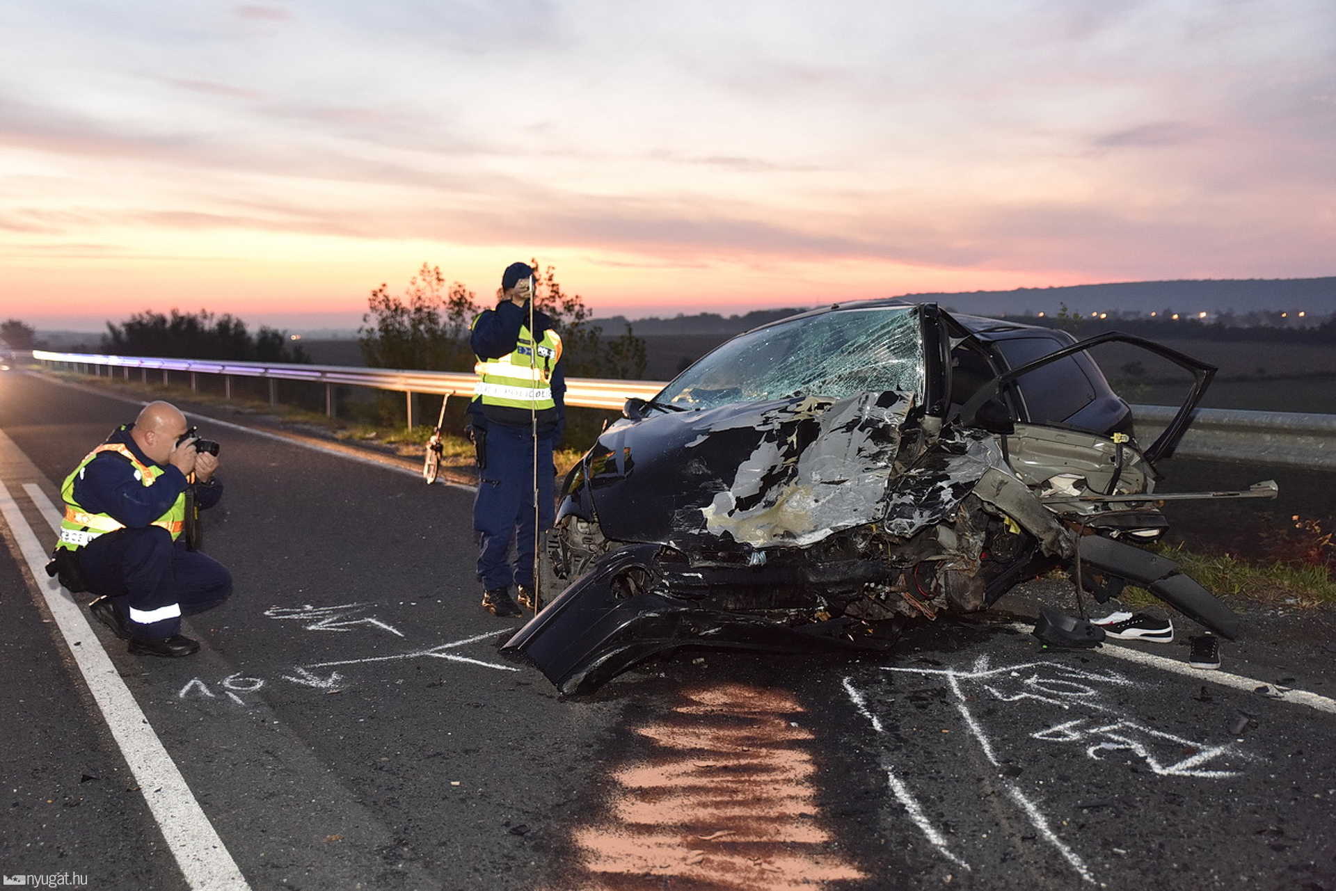 Baleset a 89-es főúton