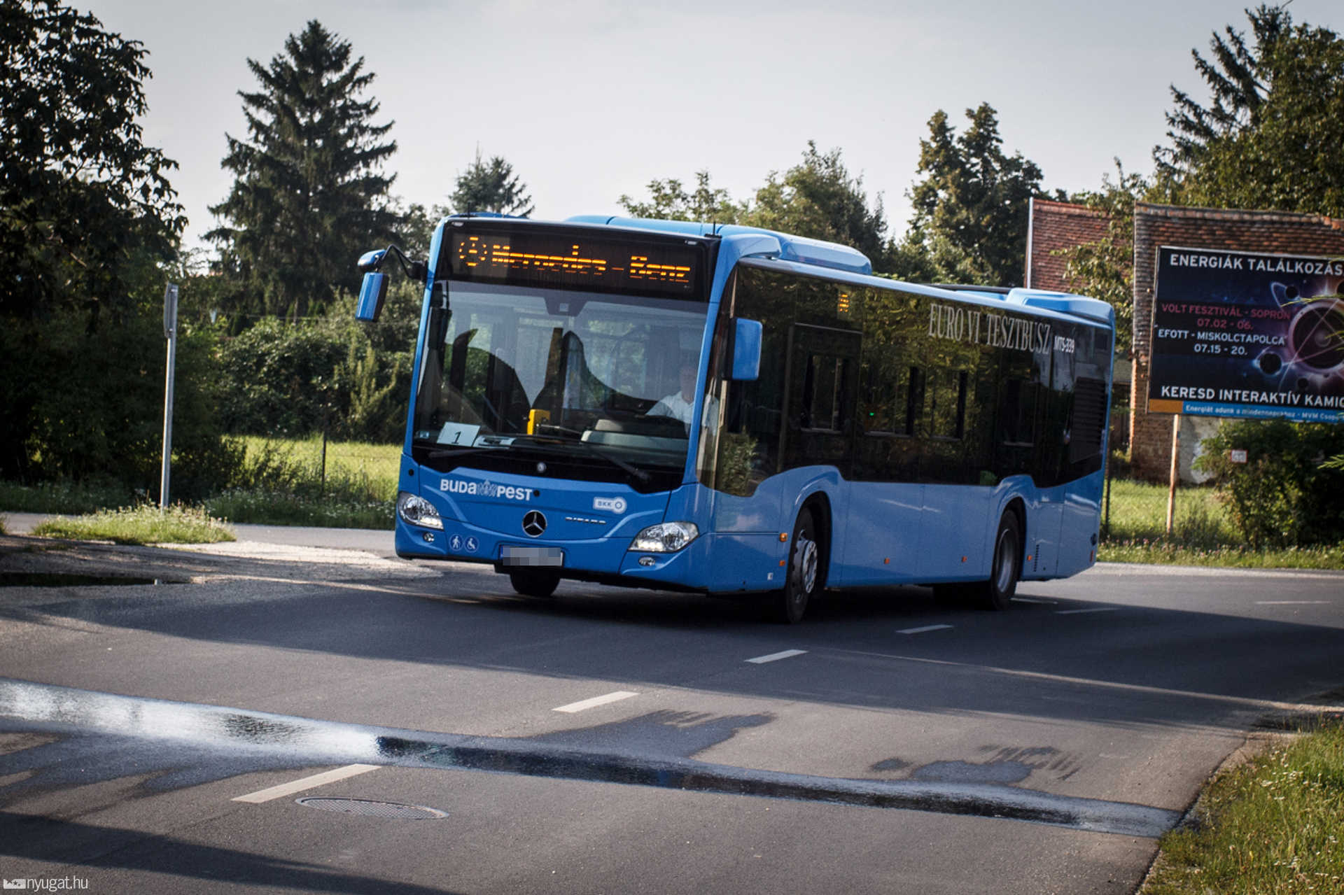 BKV tesztbusz Szombathelyen