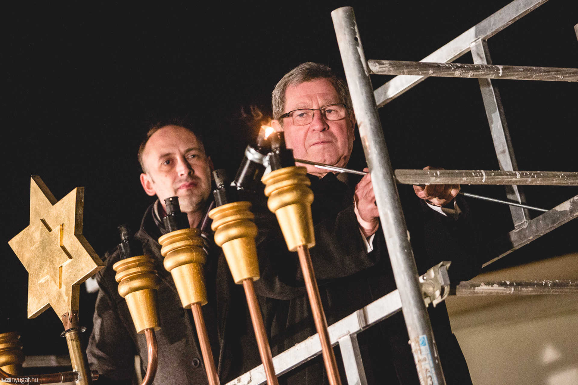Hanukát ünnepelték Szombathelyen