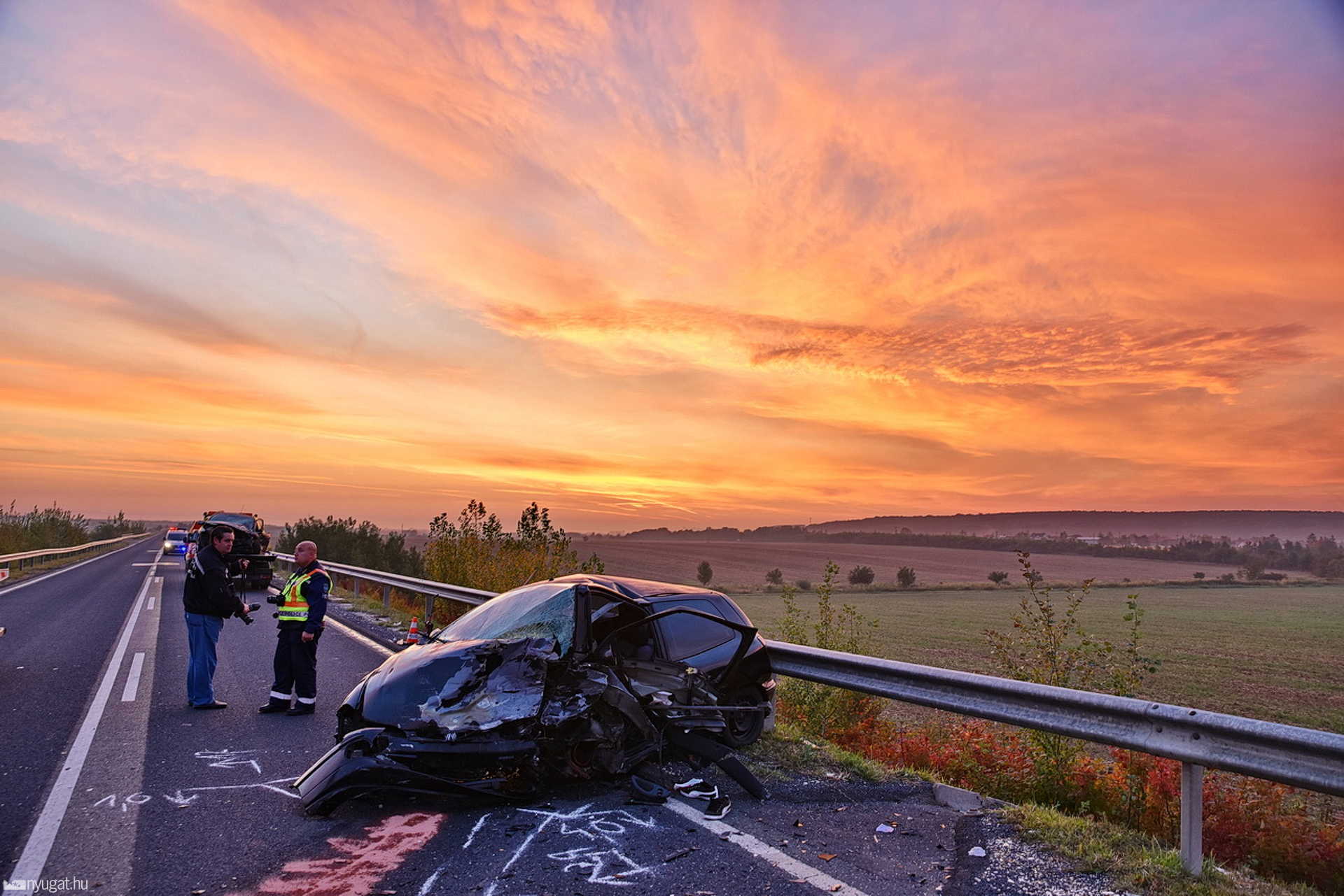 Baleset a 89-es főúton