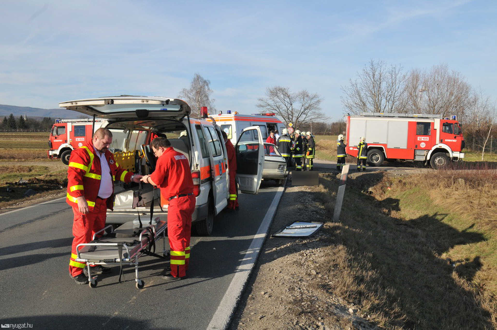 Halálos baleset a 87-es úton, Gyöngyösfalu közelében