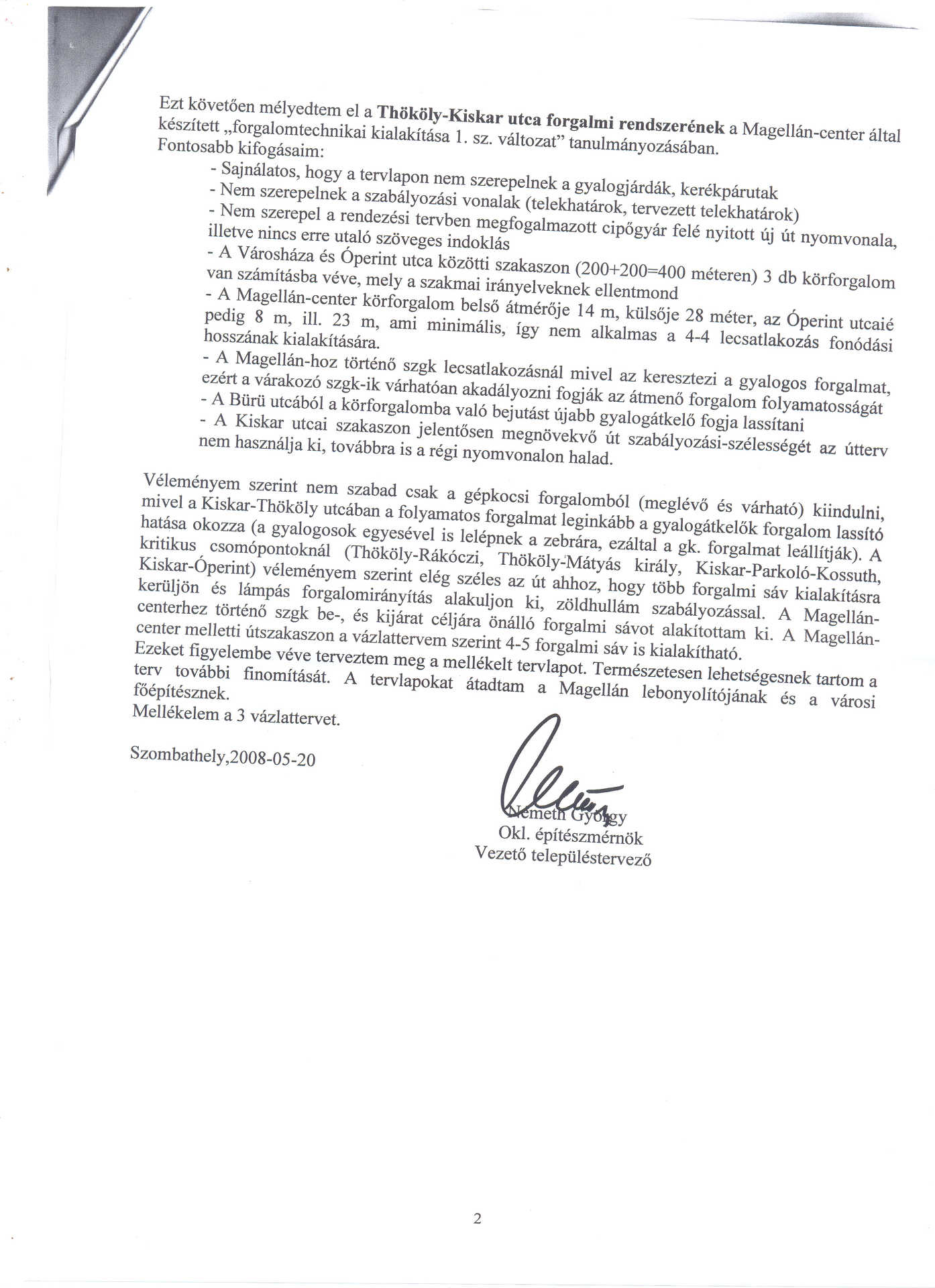 Németh György tanulmánya