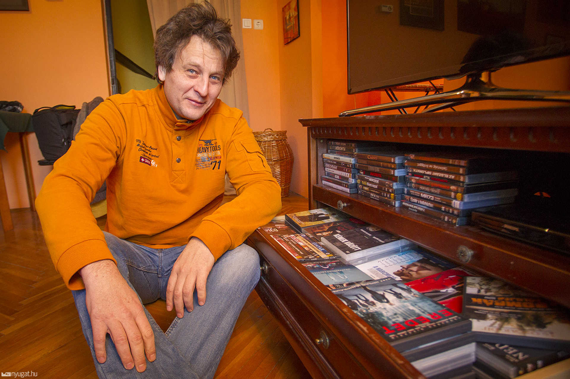 A DVD gyűjtemény szombathelyi része