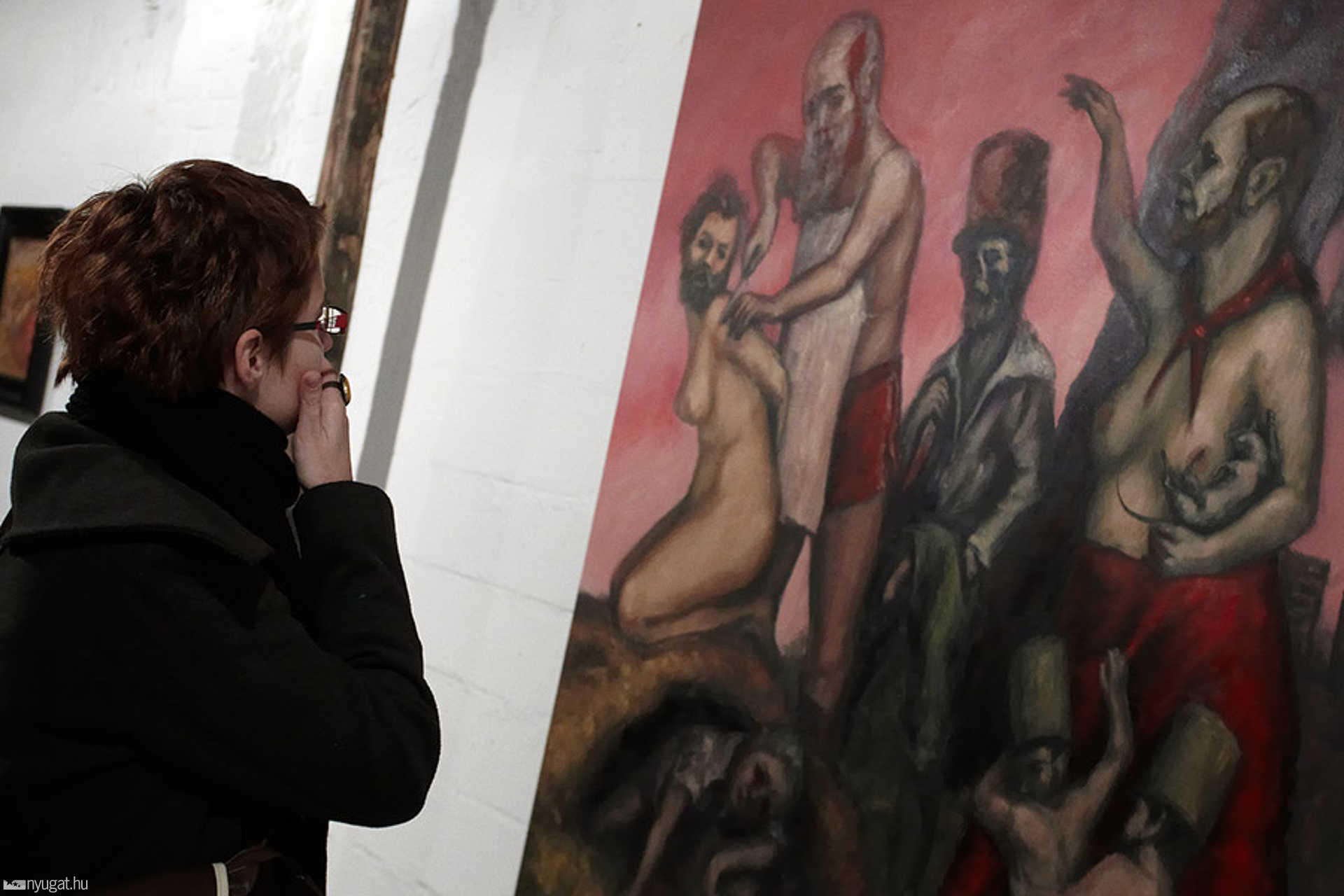 Kis Róka Csaba kiállítása az Írókéz Galériában
