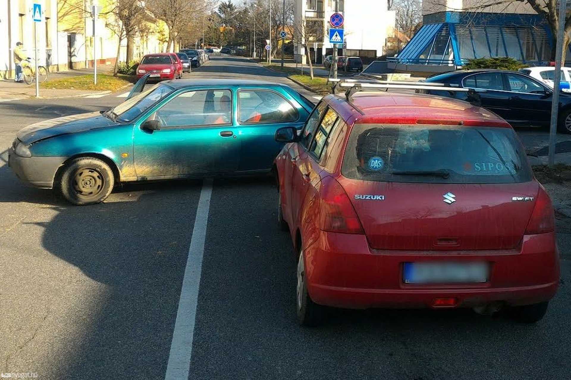 Baleset a Rákóczi Ferenc utcában