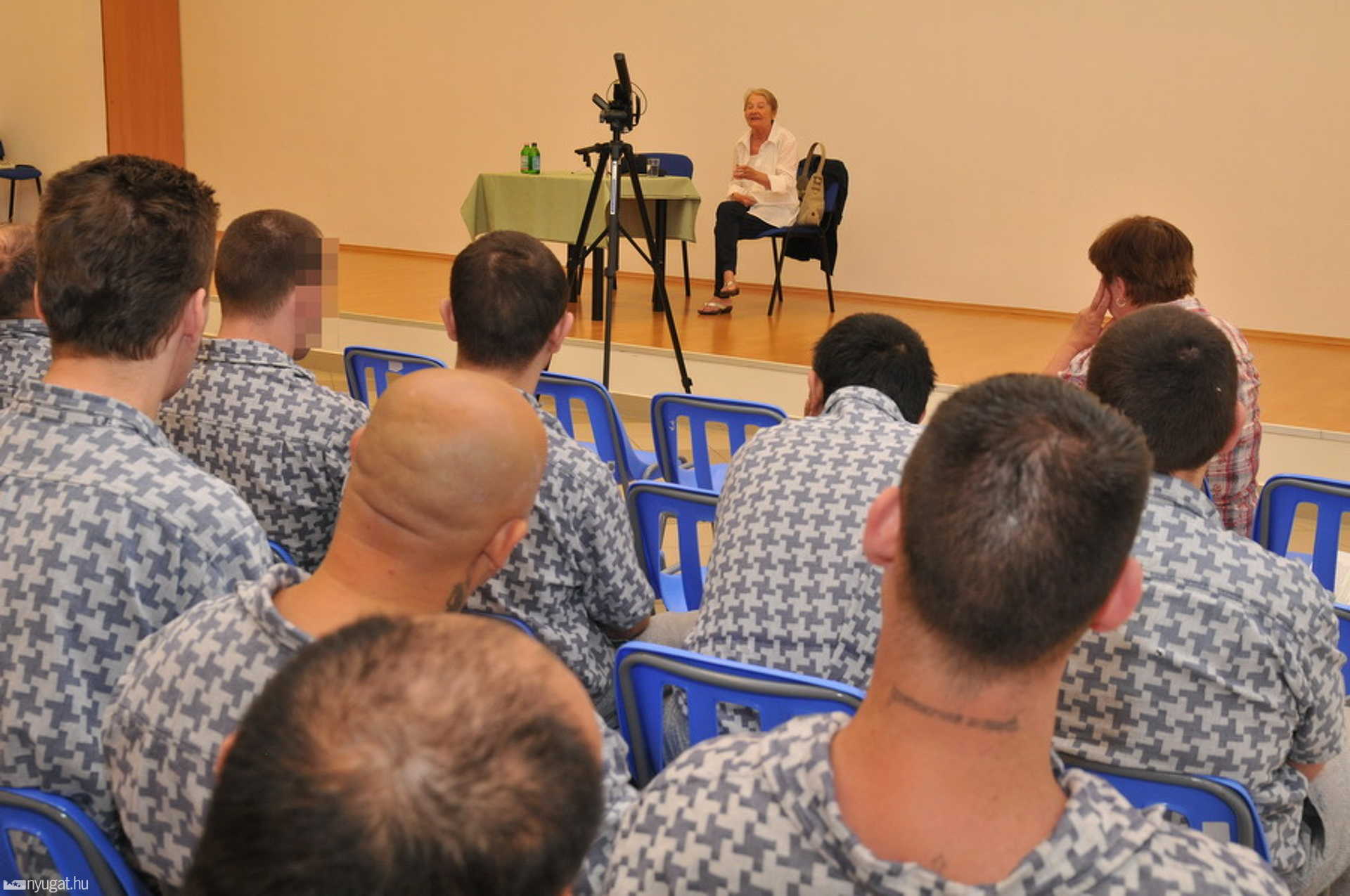 Törőcsik Mari a Szombathelyi Büntetés-végrehajtási Intézetben