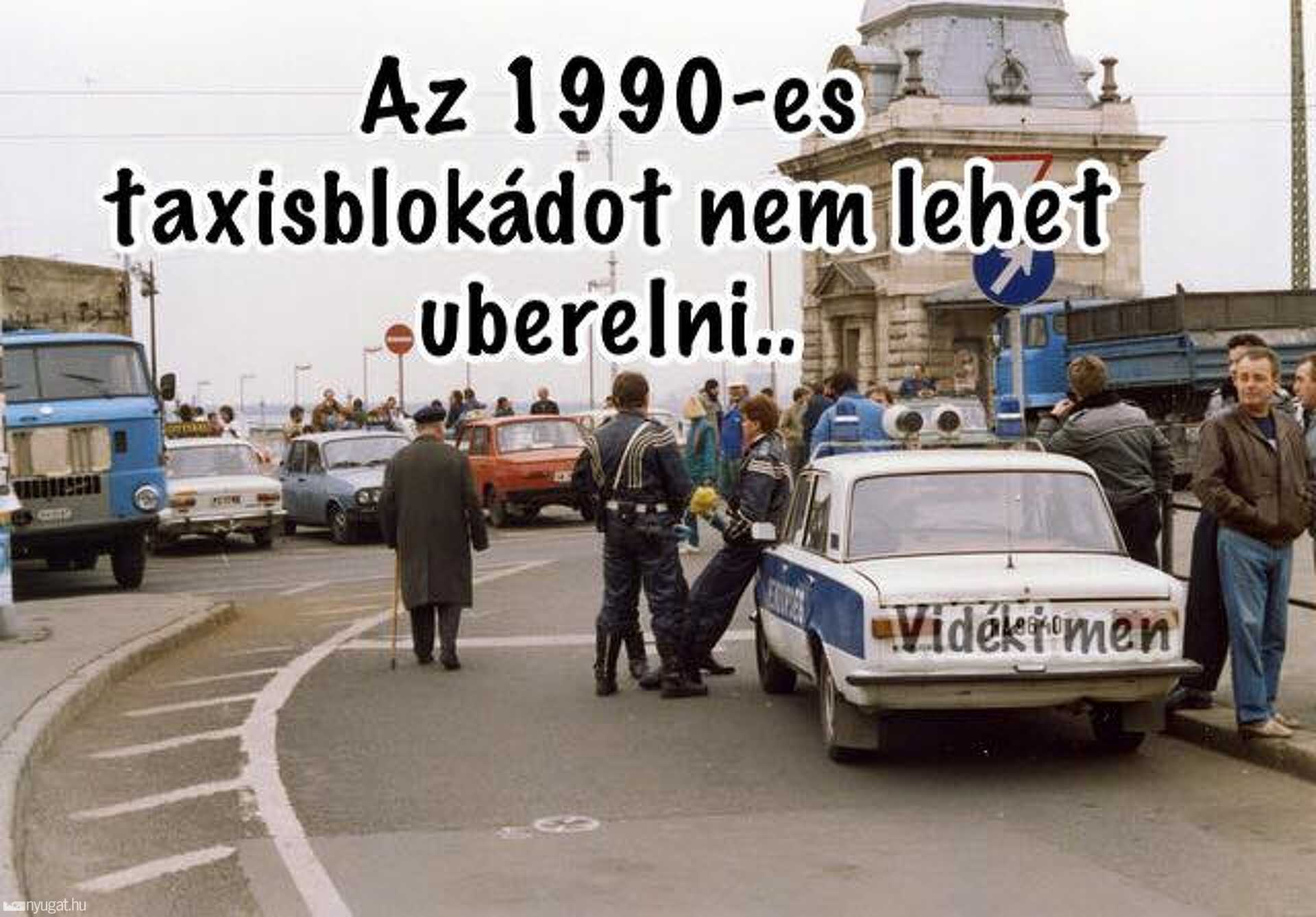 Taxisok vs. Uber mémek