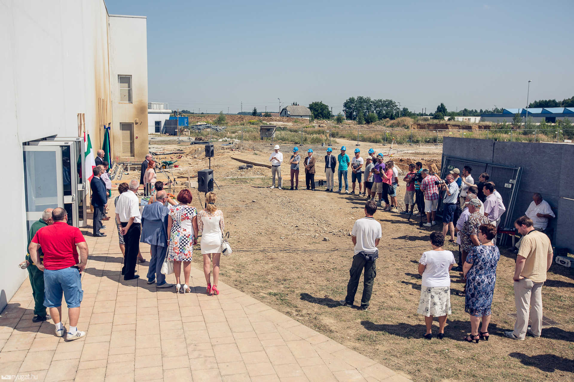 A MJUS leendő körmendi szállodájának alapkőletétele