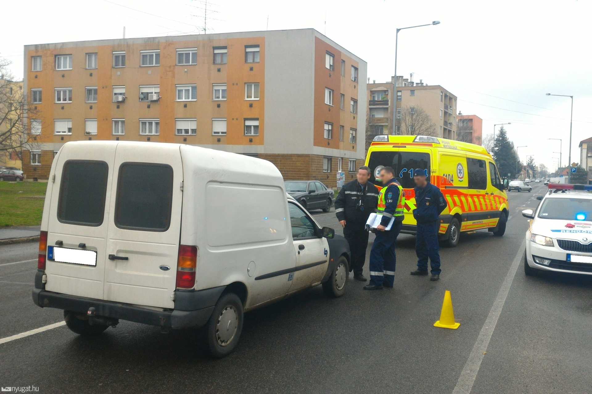 Idős asszonyt gázoltak el Szombathelyen