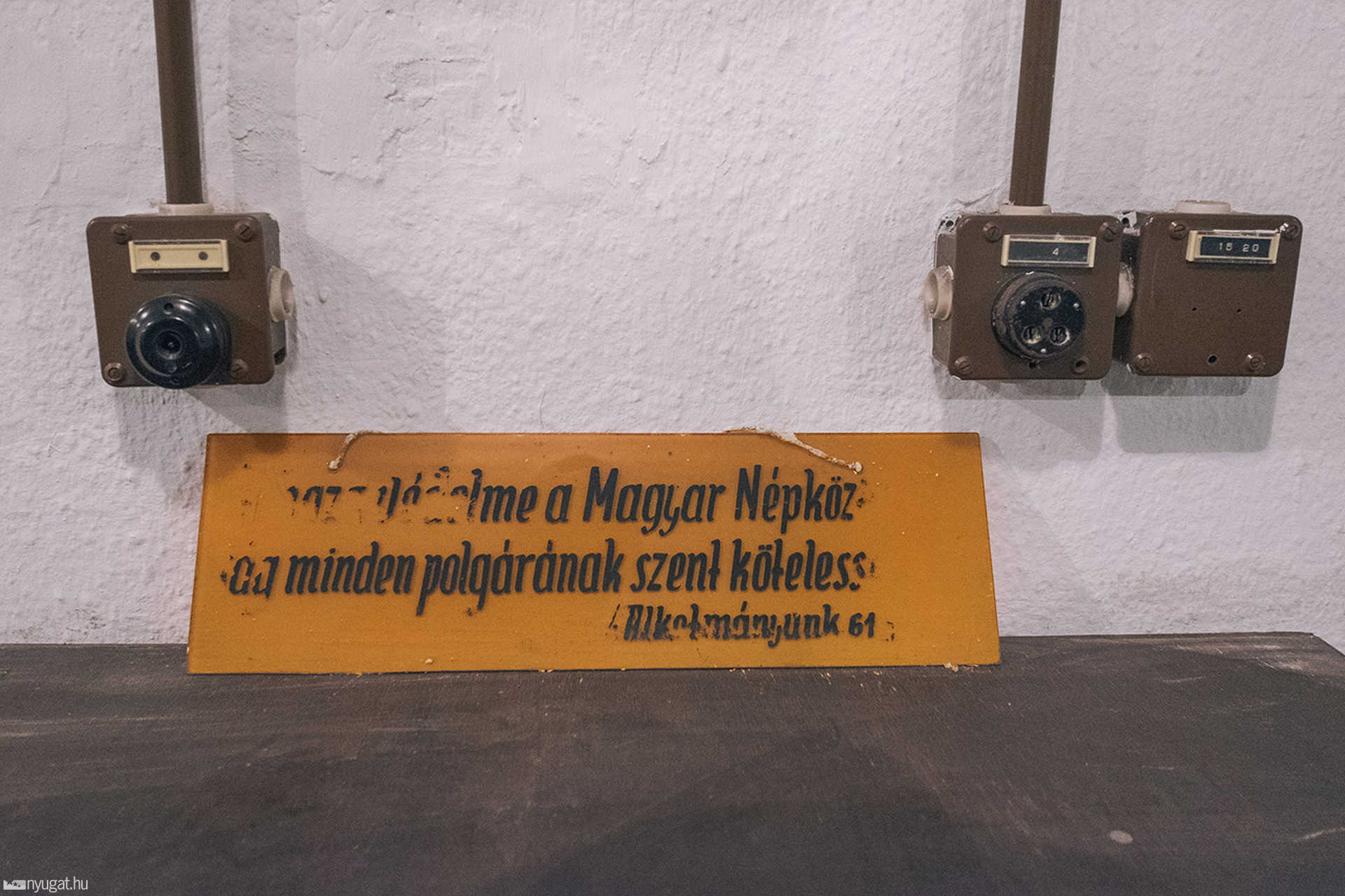 Légópince a MÁV székház alatt