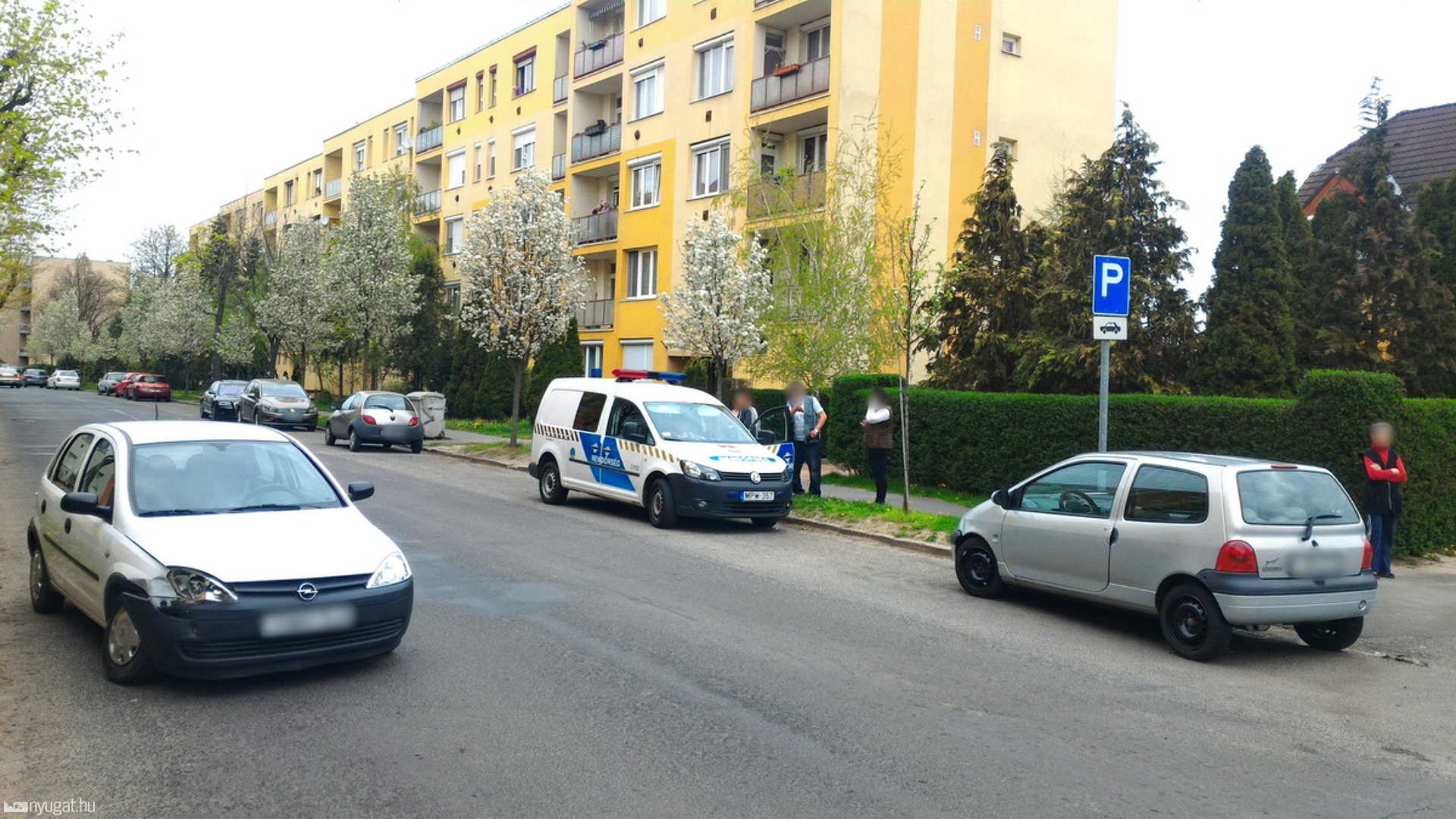 Figyelmetlenségből baleset Szombathelyen