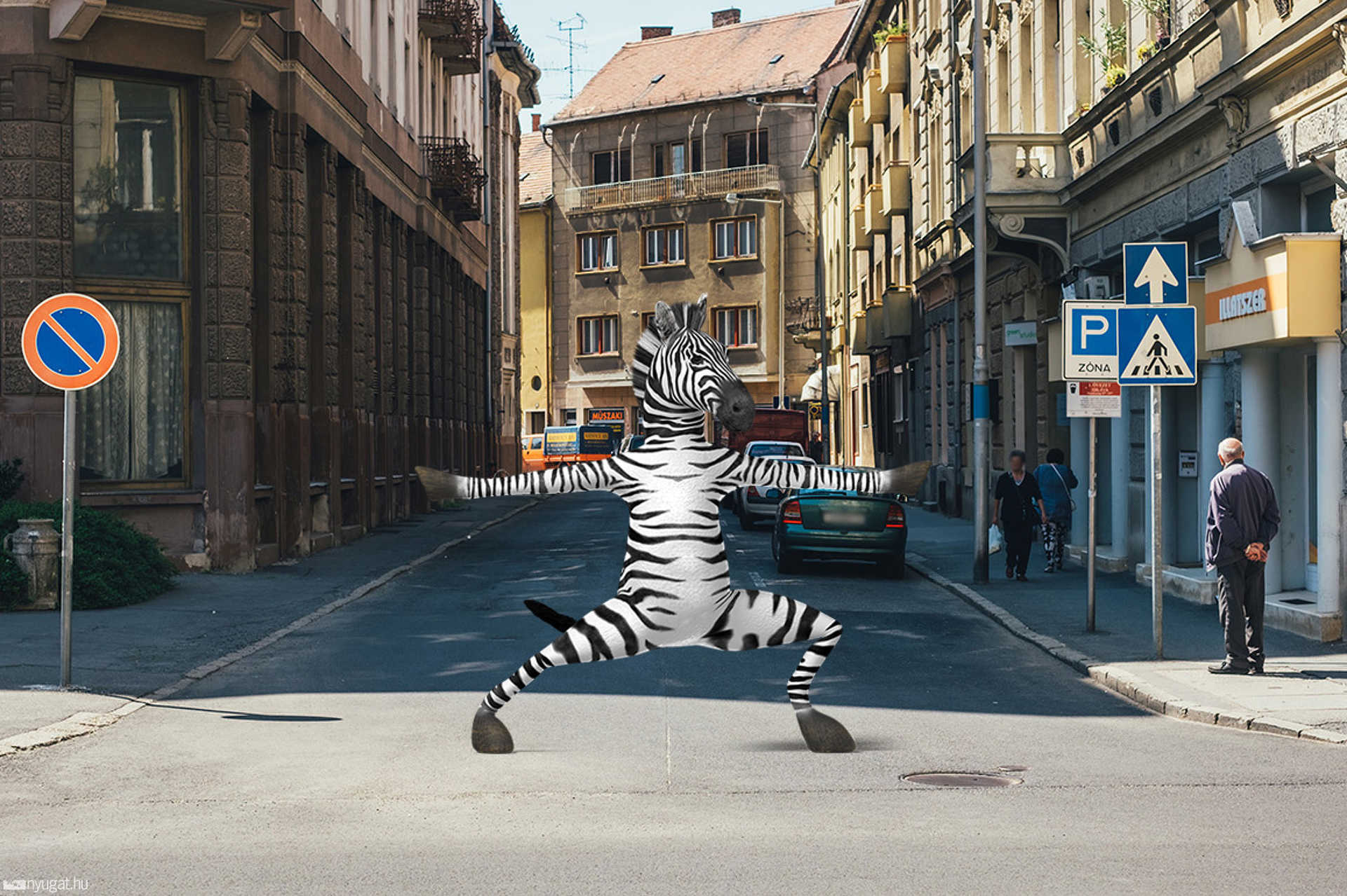 Király utca és Nagyszálló sarok