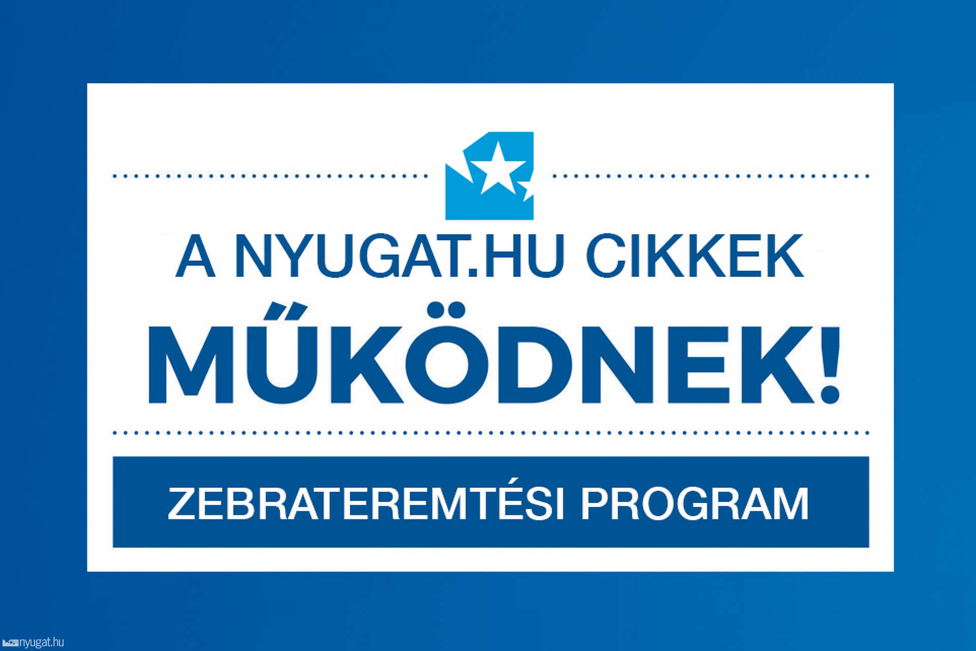 A Nyugat.hu cikkek működnek