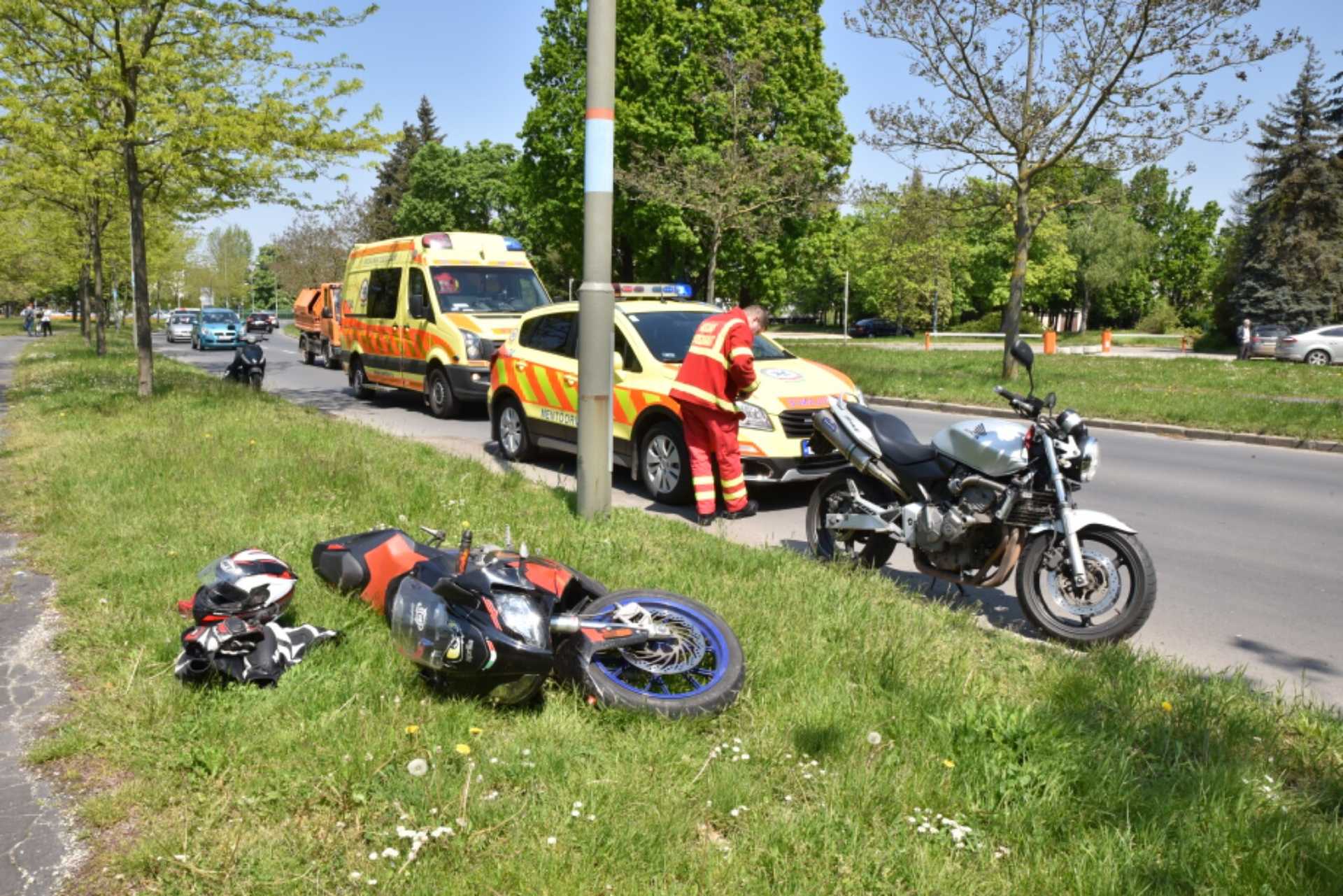 Motorbaleset Szombathelyen