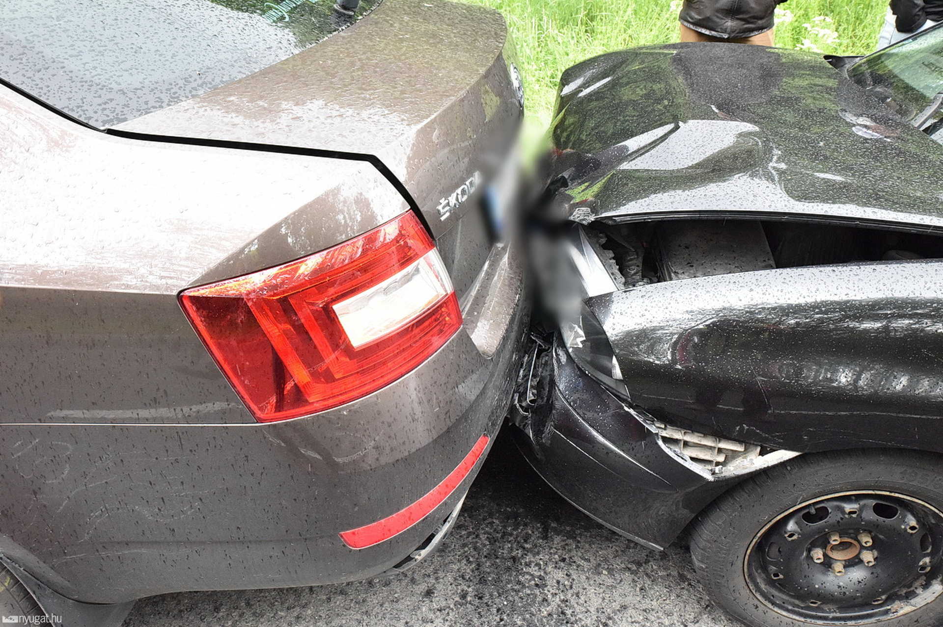 Öt autó ütközött a 84-esen Gérce közelében