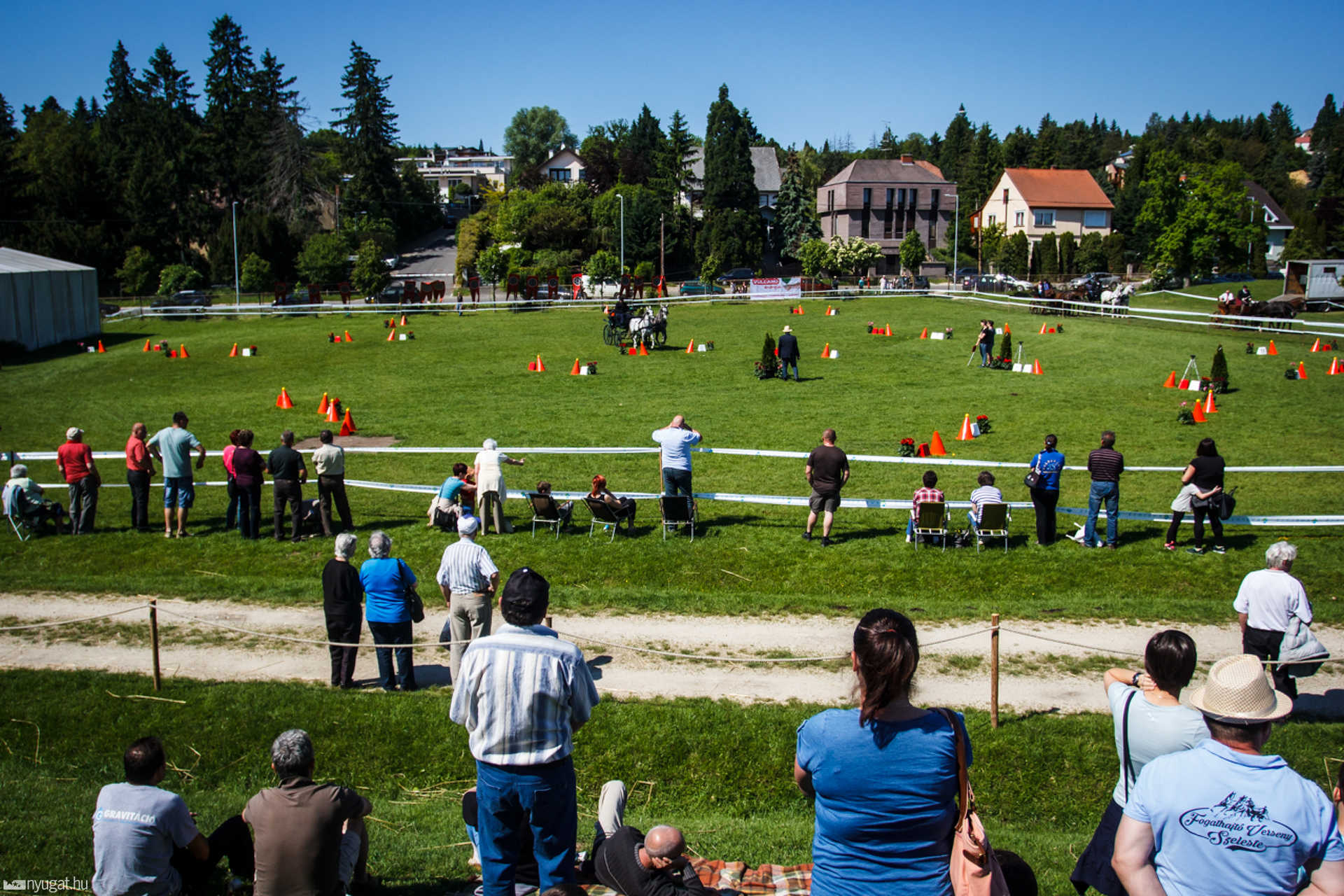Fogathajtó verseny a Vasi Skanzenben