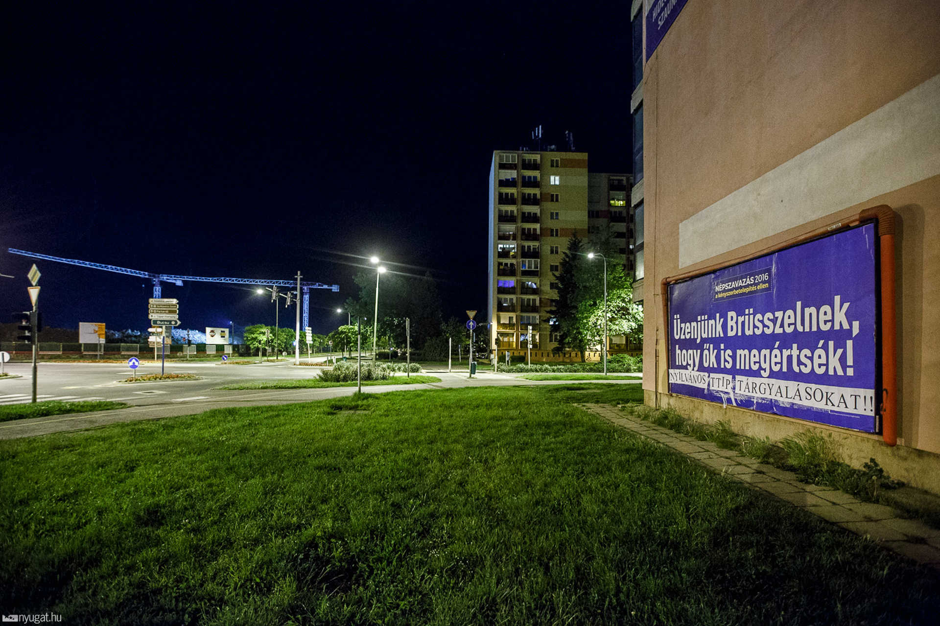 Újabb plakáthekkelés Szombathelyen