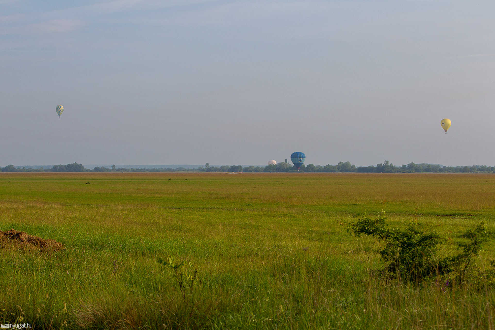 Hőlégballonok a szombathelyi reptéren