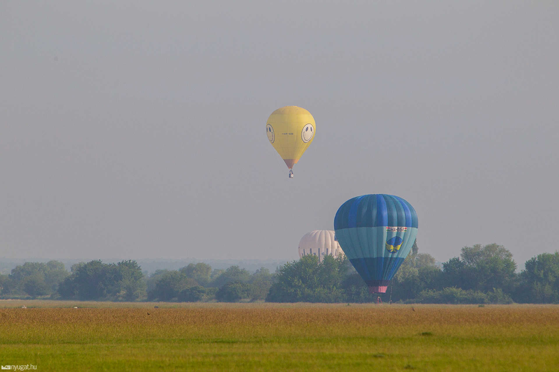 Hőlégballonok a szombathelyi reptéren