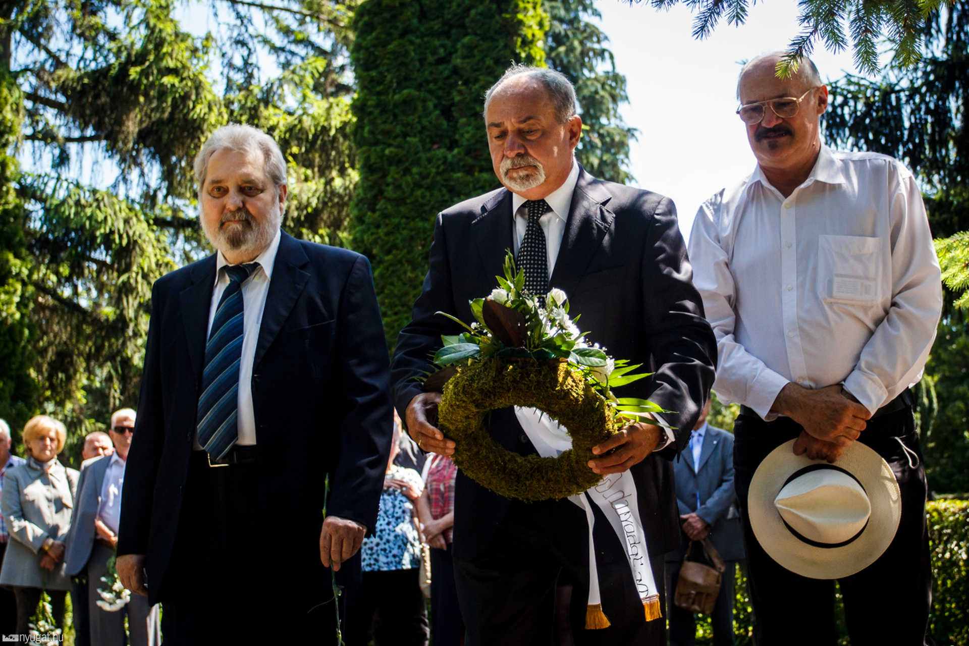 Megemlékezés Wagner András sírjánál