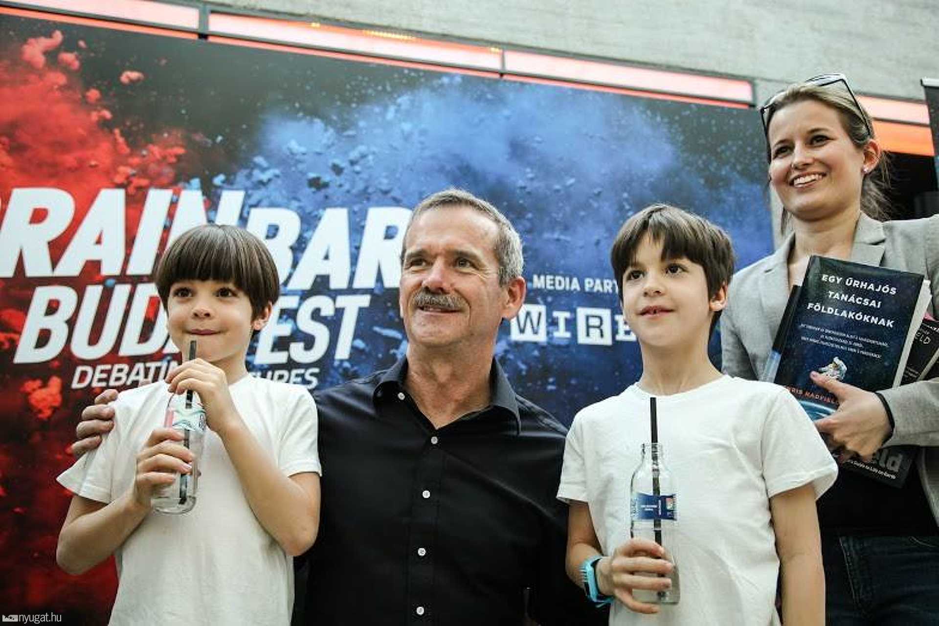 Chris Hadfield a Brain Bar Budapesten