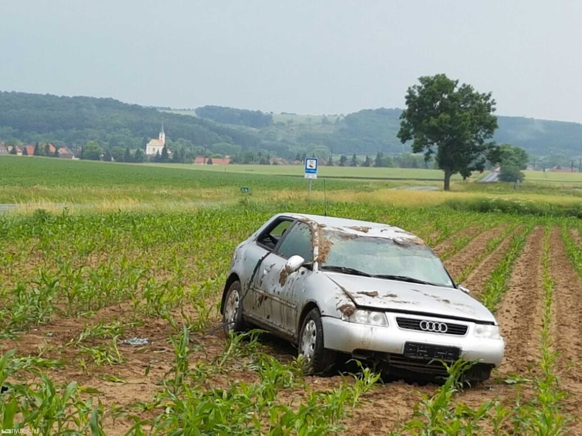 Audi balesete Horvátzsidánynál