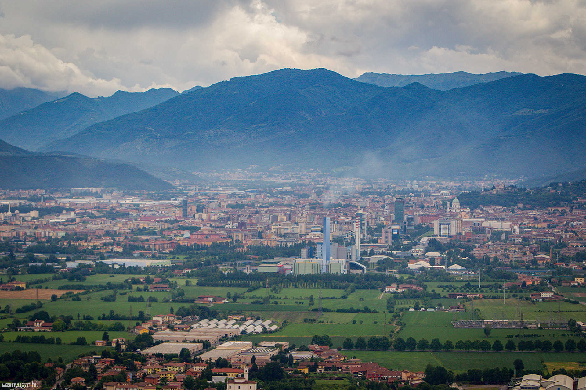 Brescia madártávlatból