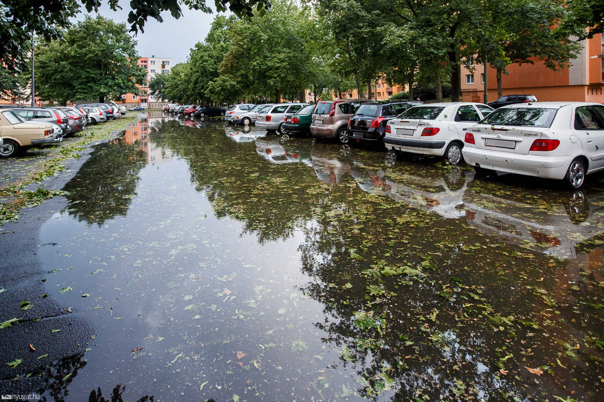 Így pusztított a vihar Szombathelyen