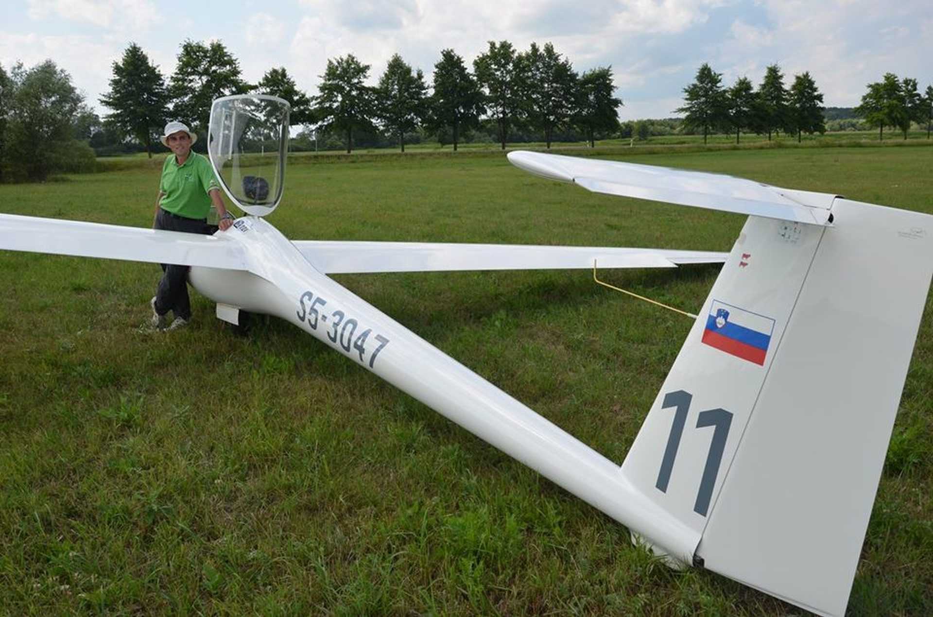 Szlovén vitorlázórepülő landolt Szentgotthárdnál