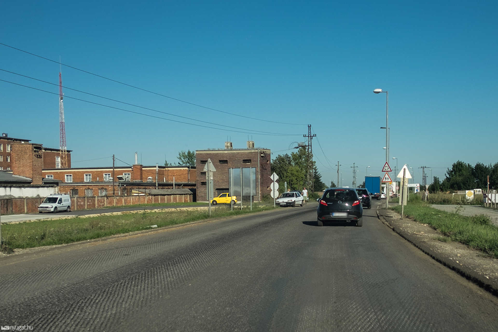 Torlódás a 87-es úton