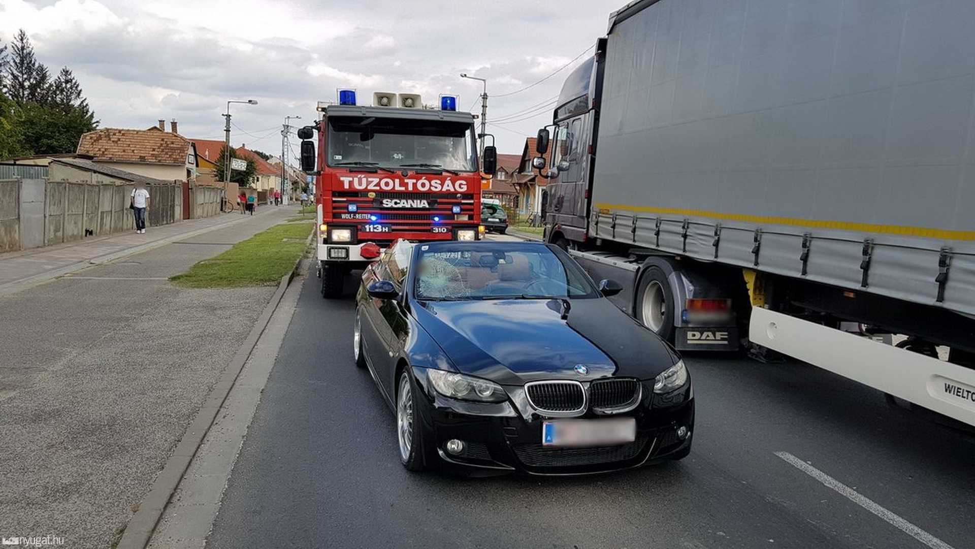Kerékpárost gázoltak Répcelakon