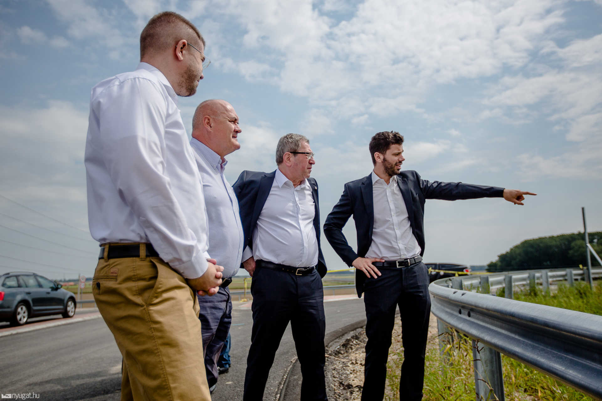 Bejárás a félkész M86-os úton Répcelak és Hegyfalu között