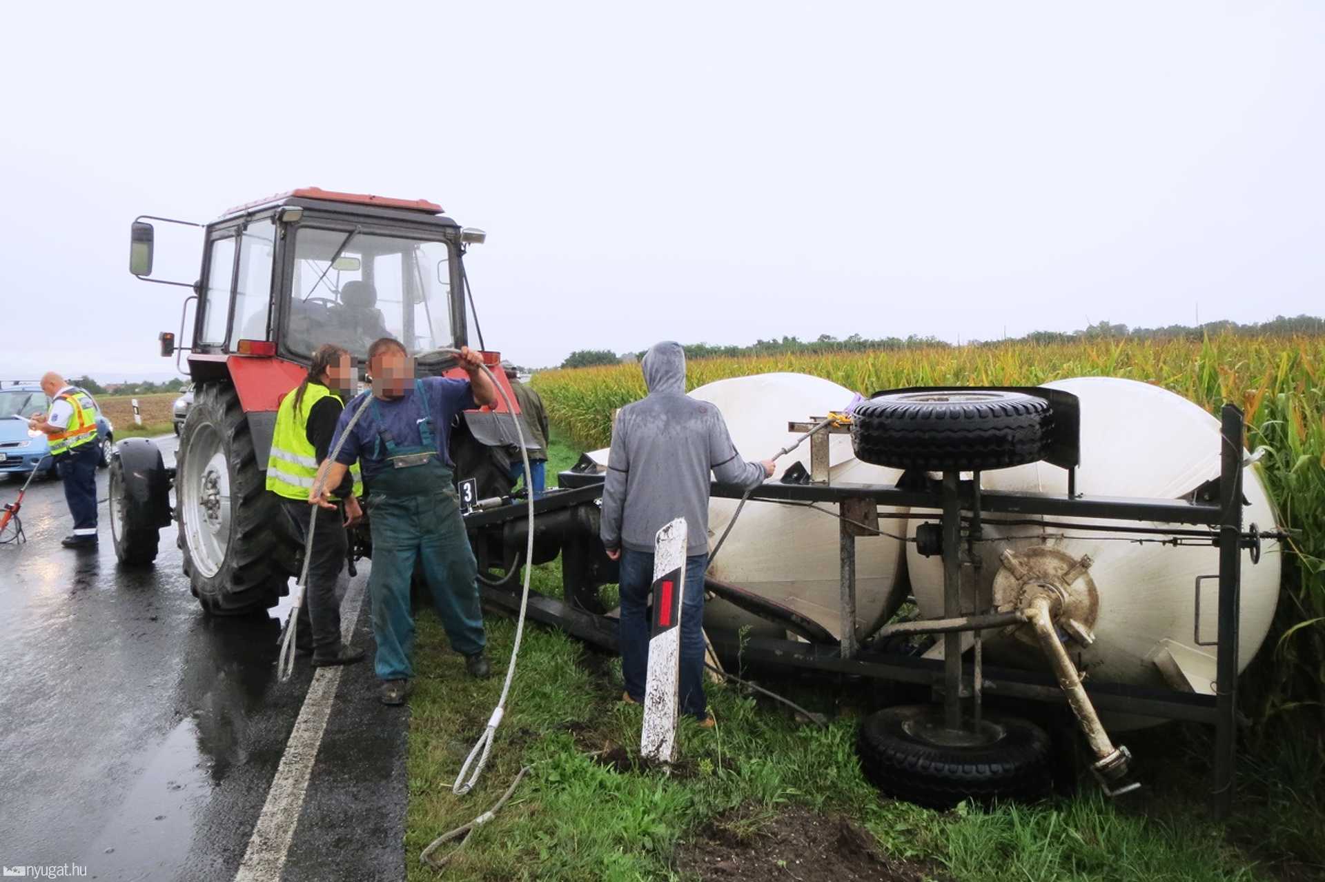 Lelépett a balesetet okozó kamion