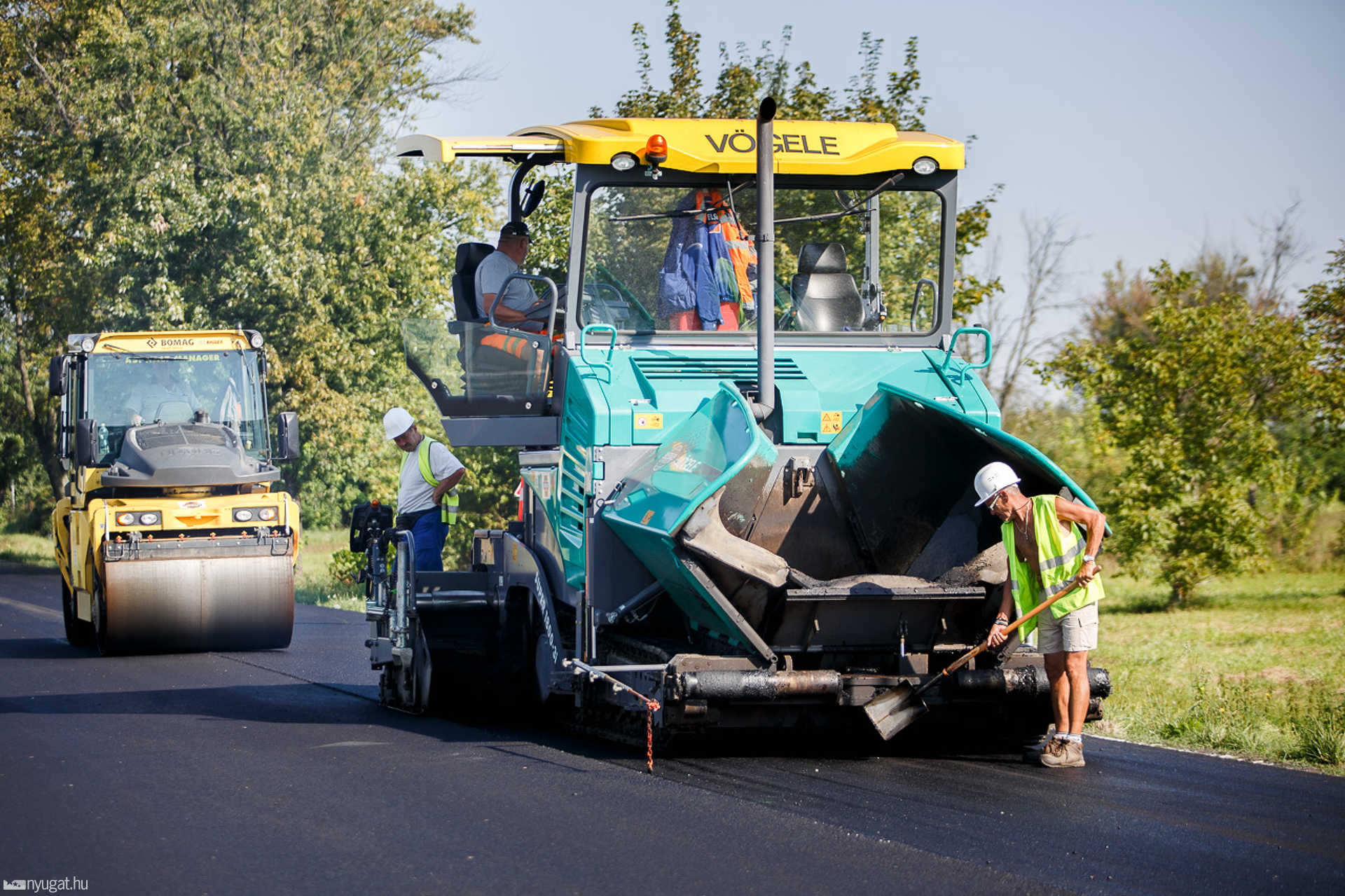 Bejárás a felújítás alatt lévő 87-es főúton