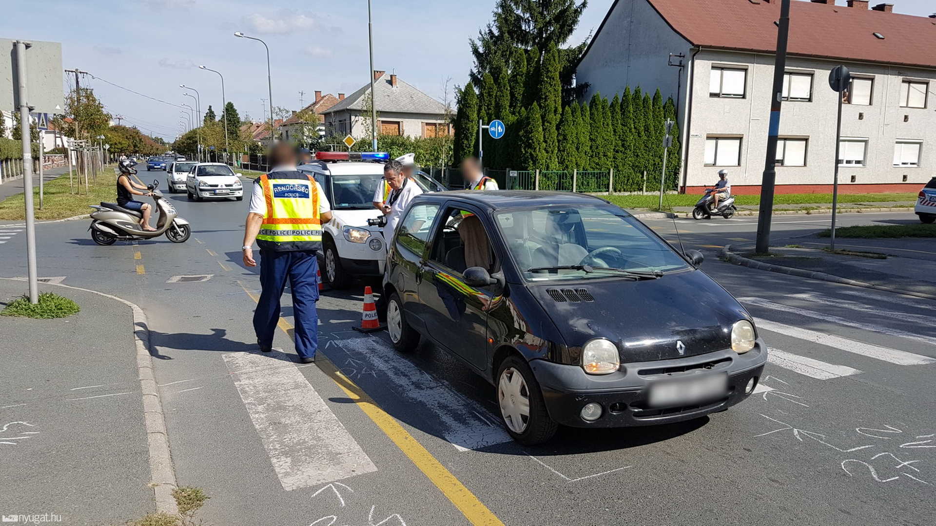 Autó elé tekert egy diák Szombathelyen