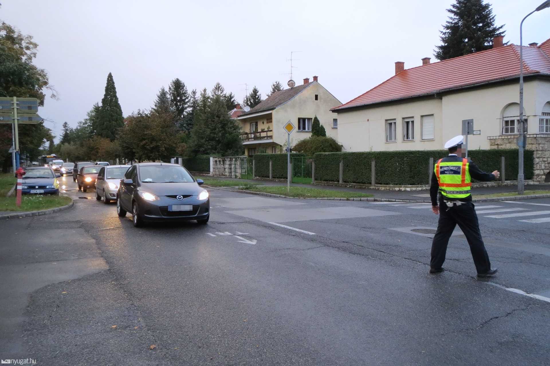 Megsérült az elgázolt gyalogos Szombathelyen