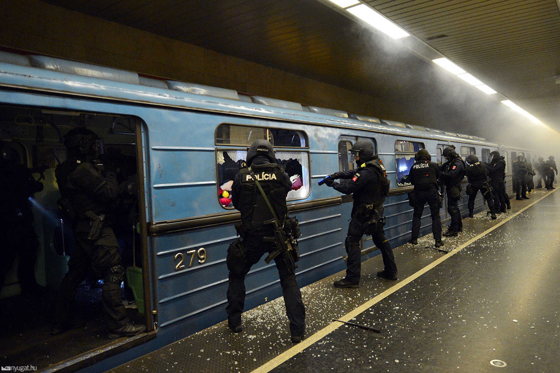 Terrorelhárítási gyakorlat Budapesten
