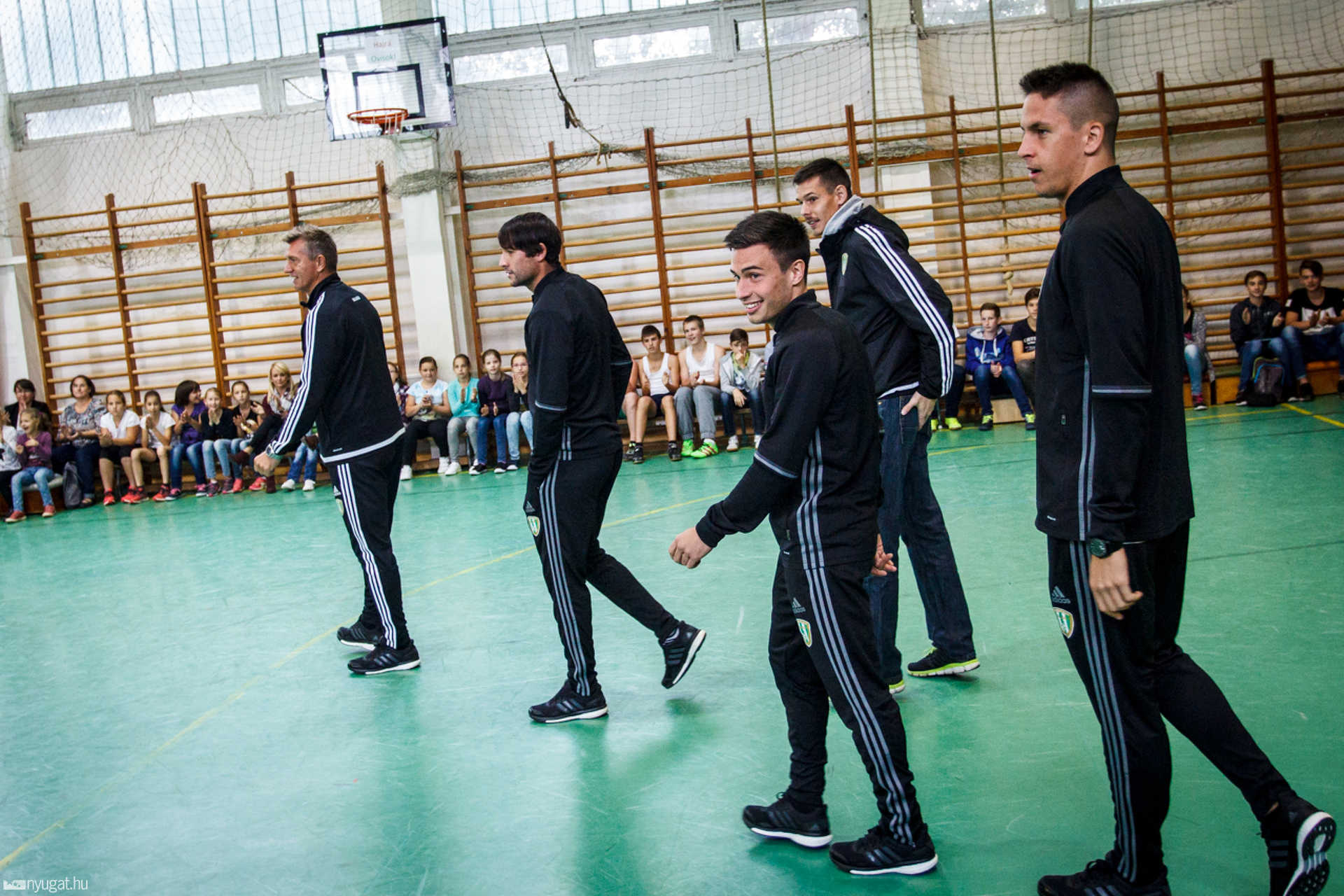 Haladás focisták a Dési Huber István Általános Iskolában