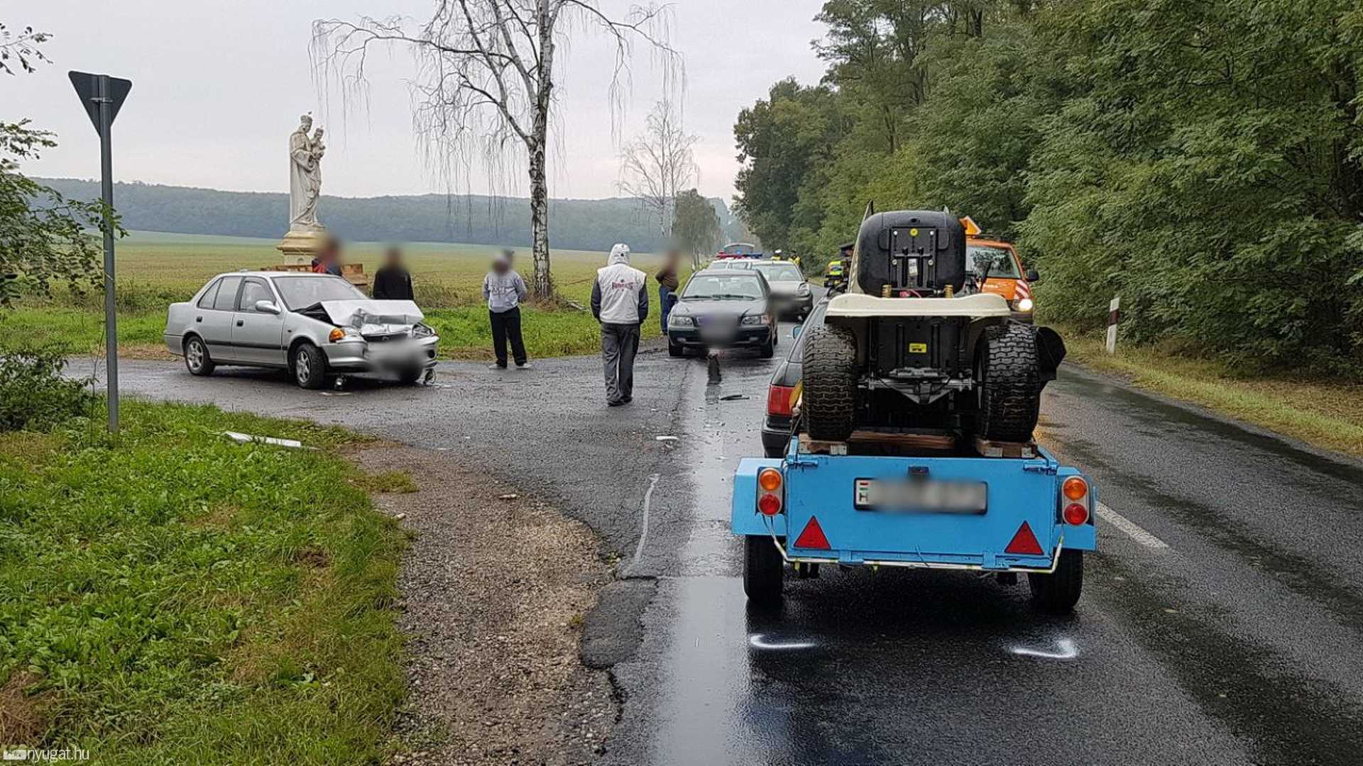 Utánfutós balesetek Vasváron