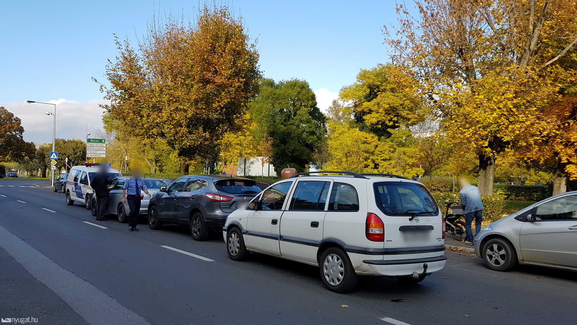 Szendvicsbaleset az egyetem előtt Szombathelyen