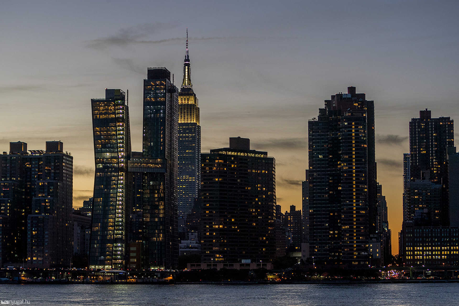 Igy nyugszik le a nap New York-ban