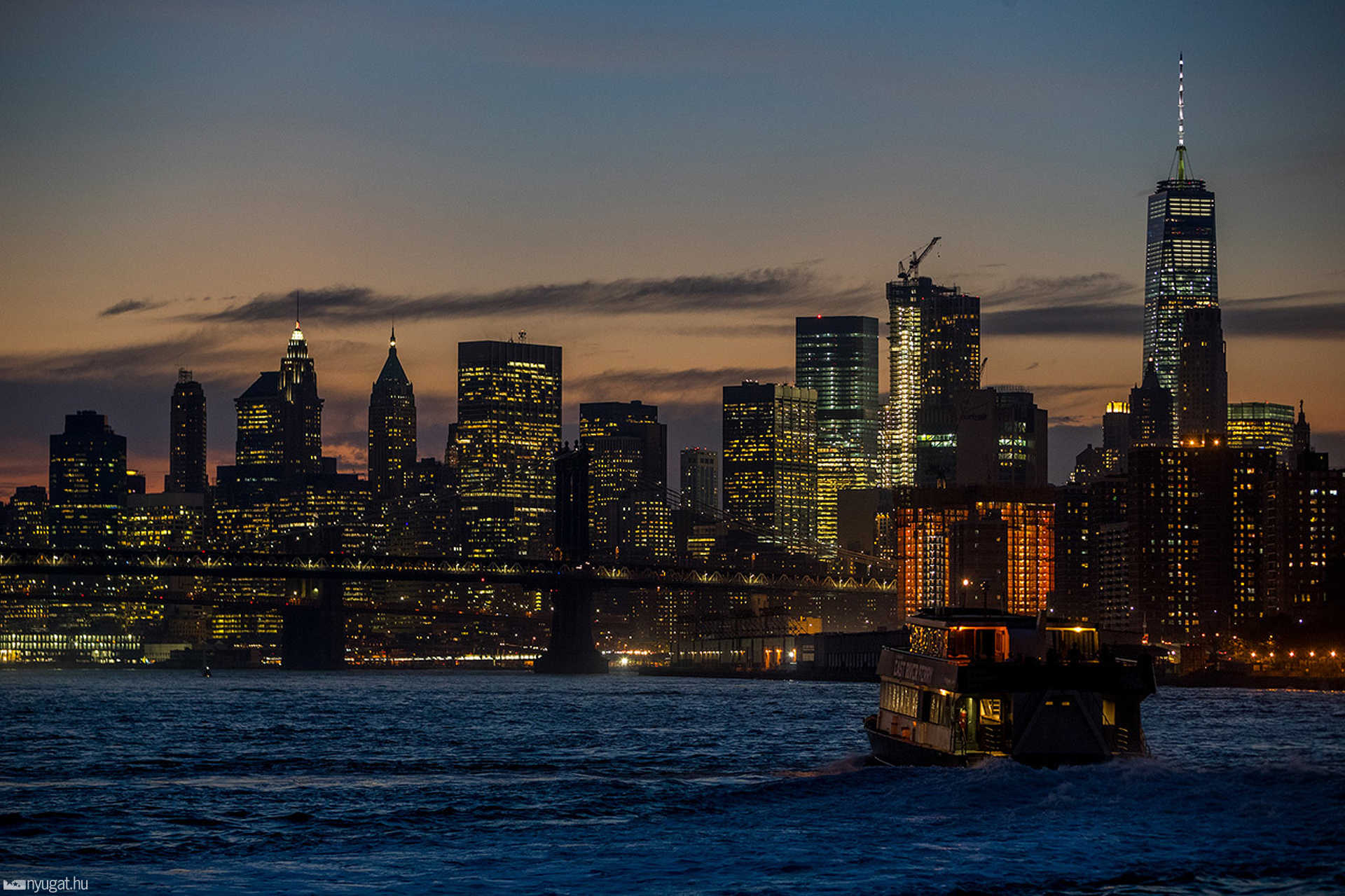 Igy nyugszik le a nap New York-ban