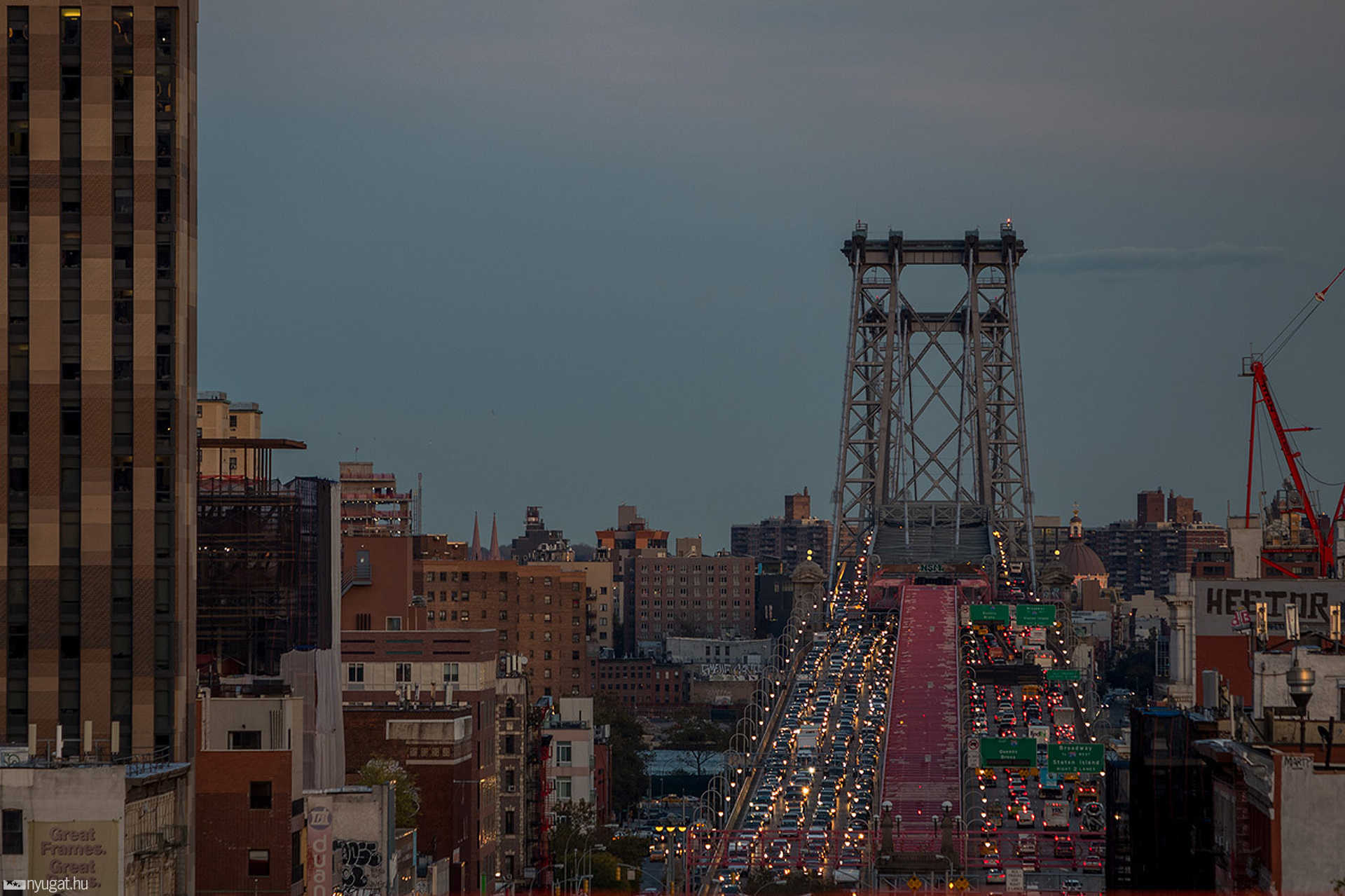 Igy nyugszik le a nap New York-ban