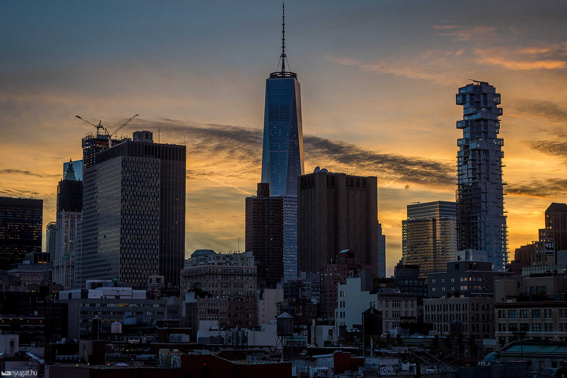 Igy nyugszik le a nap New York-ban