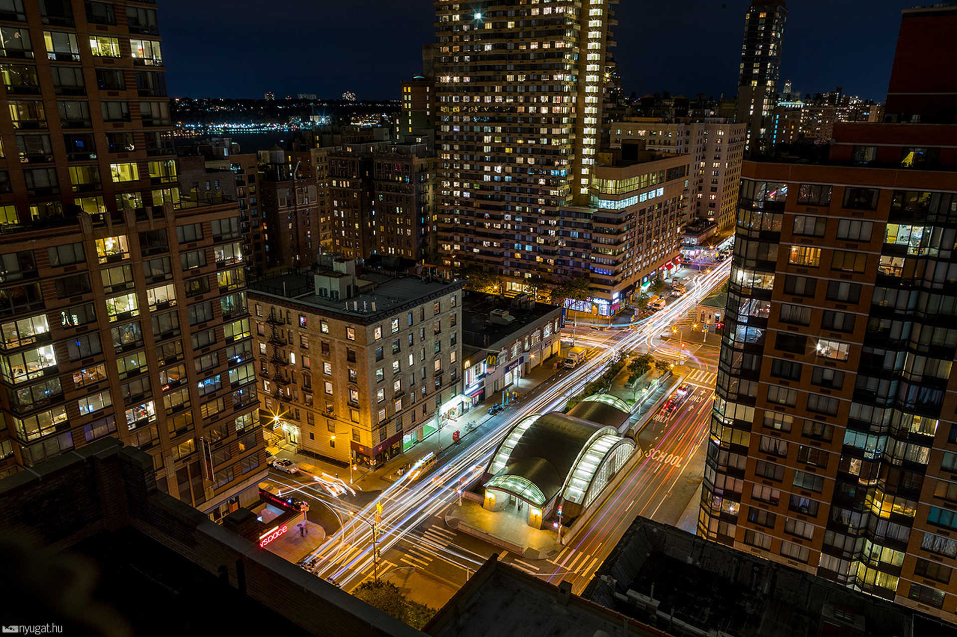 Igy nyugszik le a nap New York-ban
